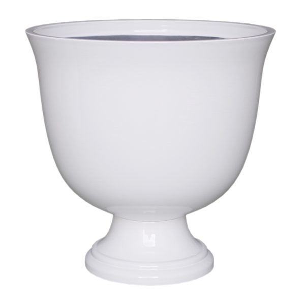Providence White Emilia Urn Outdoor Planter, Large