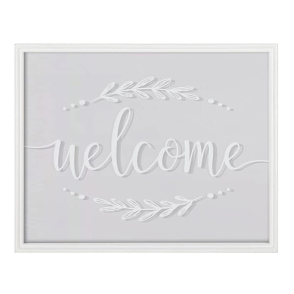 Acrylic Welcome Sign, 24x19