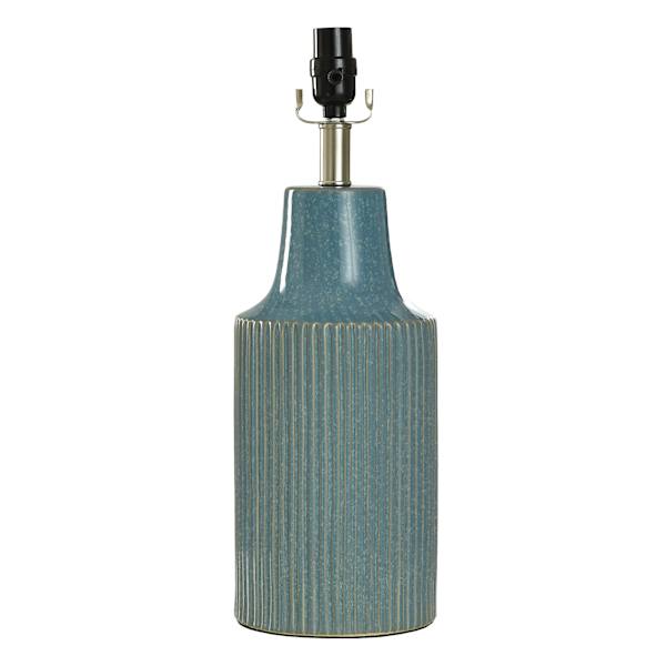 Ty Pennington Blue Reactive Glaze Lamp, 19"