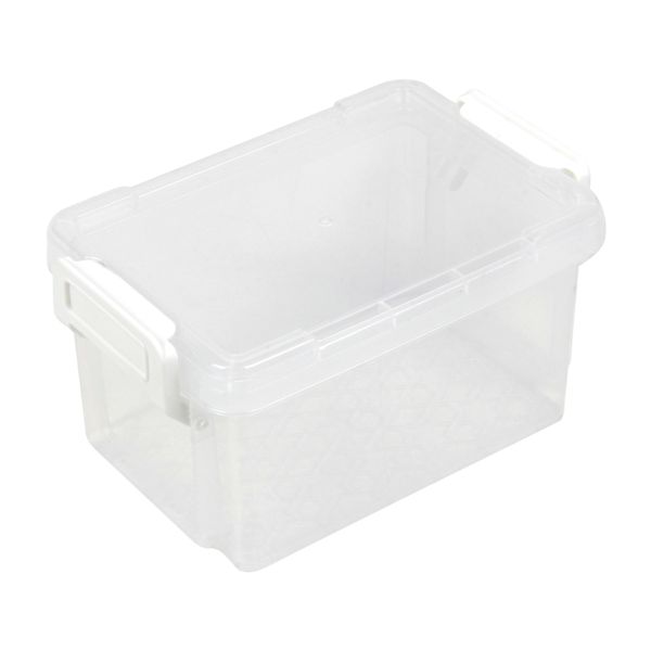 Clear Storage Box with Lid, 0.7l
