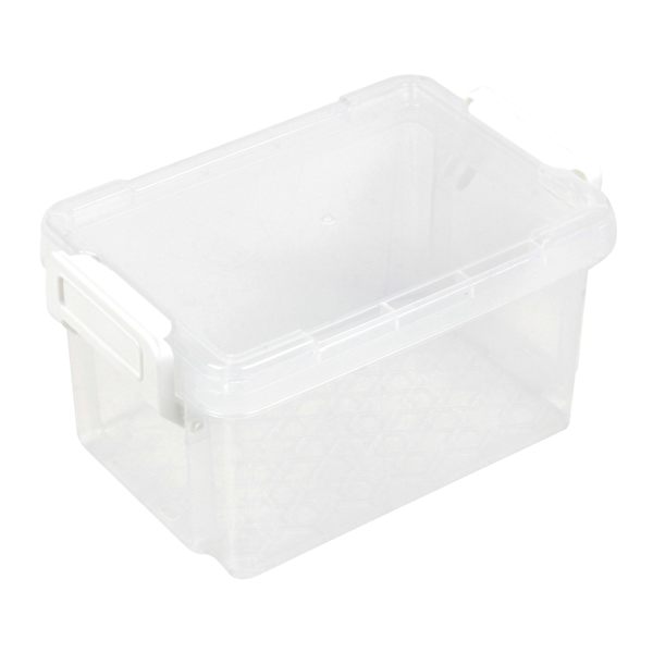 Clear Storage Box with Lid, 2.7l