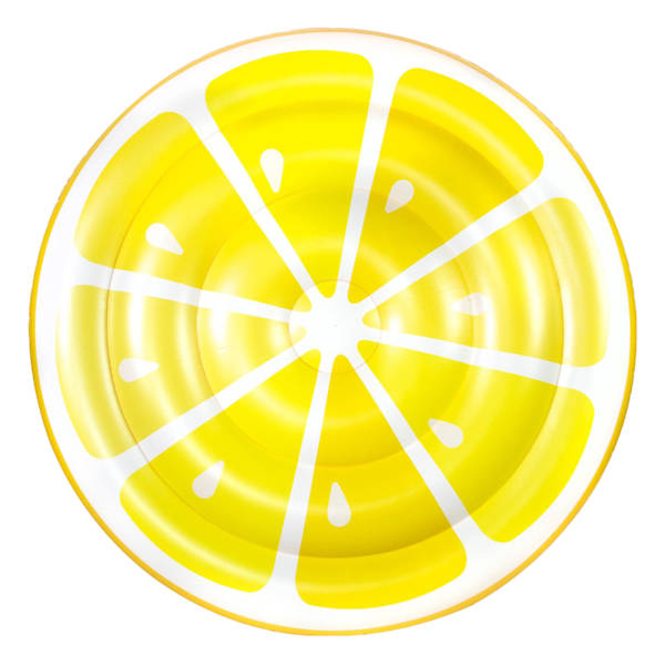 Lemon Print Island Pool Float, 60"