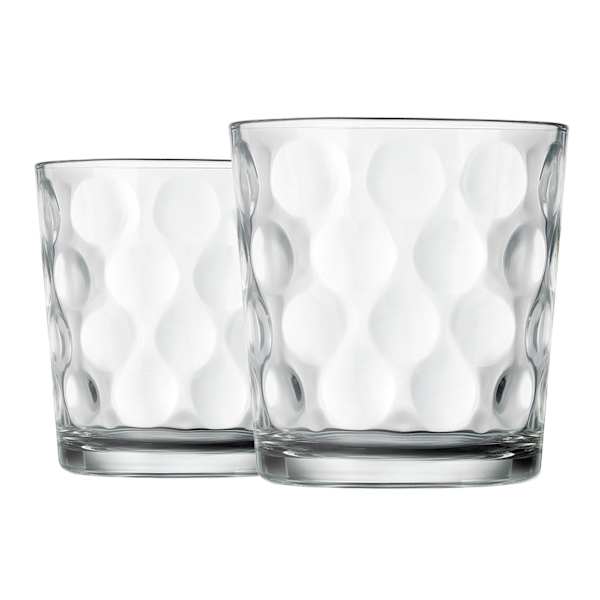 Set of 4 HE Eclipse Double Old Fashioned Glasses, 13oz