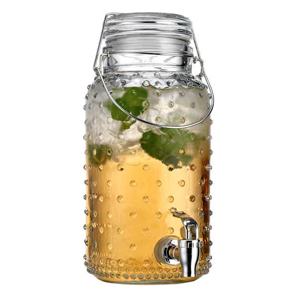 1-Gallon Hobnail Beverage Dispenser