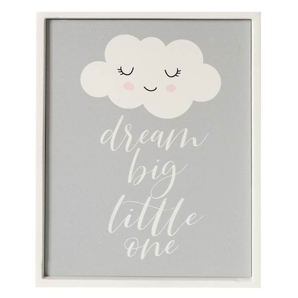 Tiny Dreamers Dream Big Little One Sign, 6x8