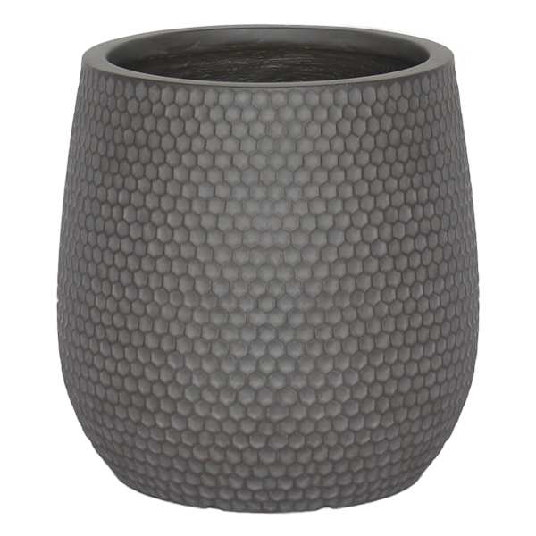 Bingham Jar Taupe Fiber Clay Outdoor Planter, Medium