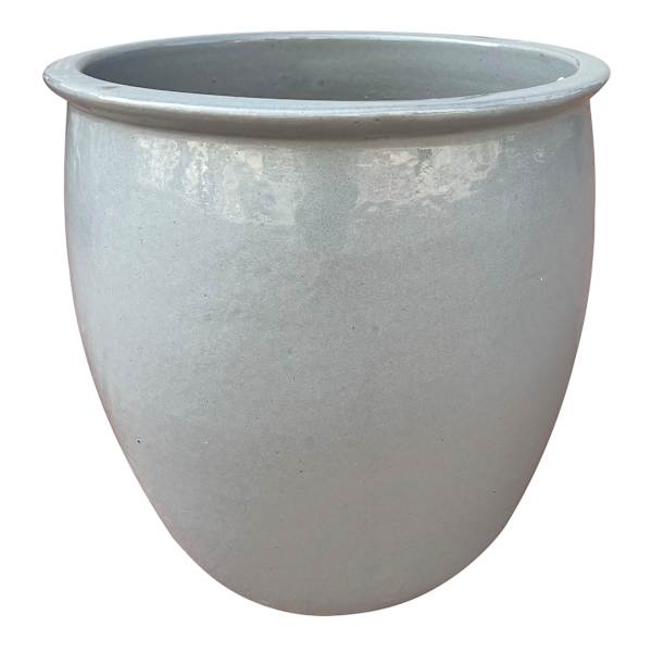 Havana Grey Ceramic Outdoor Planter, Large
