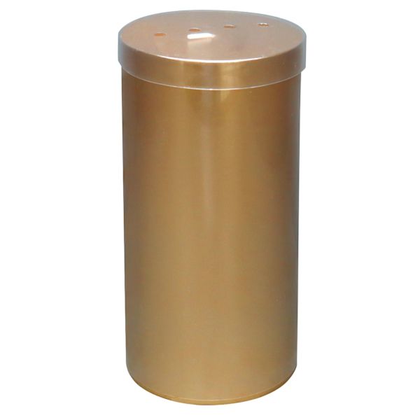 Willow Crossley Gold Unscented Pillar Candle, 3x6