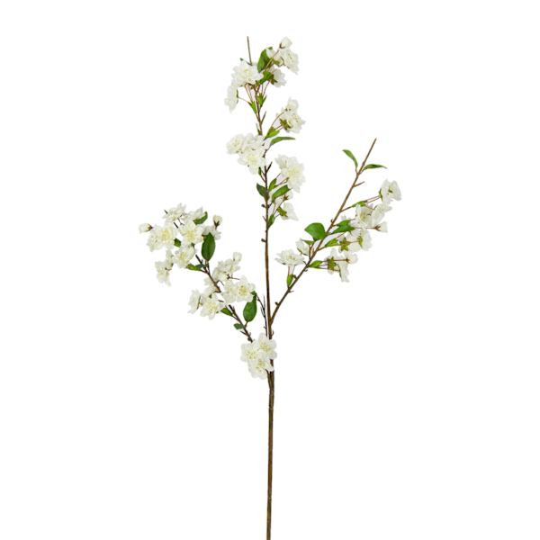 Willow Crossley Cream Cherry Blossom Floral Spray, 44"
