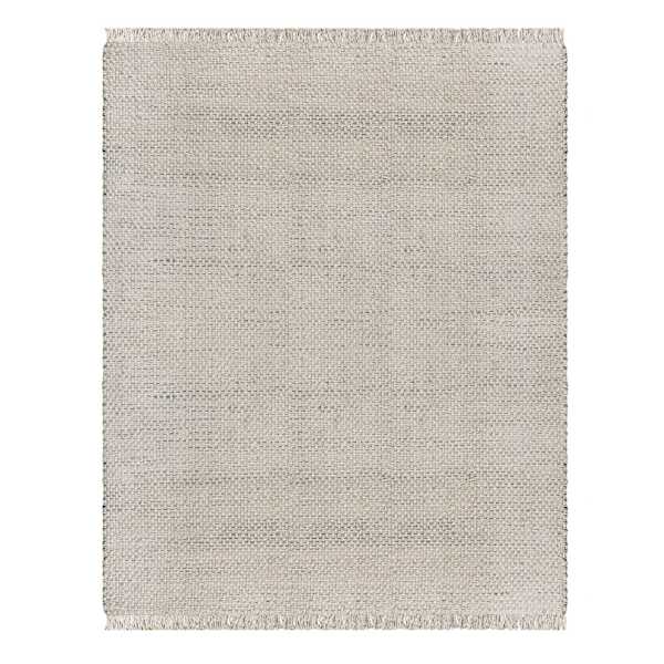 (B724) Ty Pennington Topher Neutral Flatweave Area Rug, 8x10