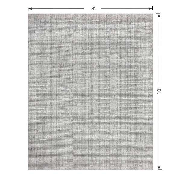(B730) Tracey Boyd Austin Neutral Abalone Woven Area Rug, 8x10