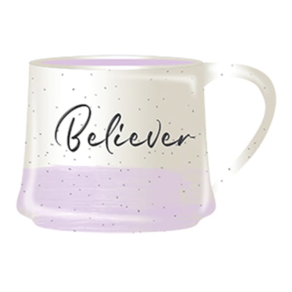 Speckled Purple Believer Mug, 20oz