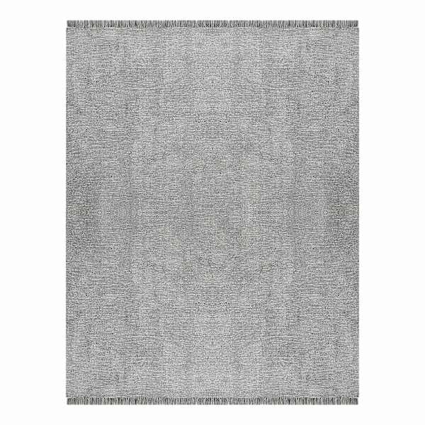 (A484) Crosby St. Breton Grey Tufted Area Rug, 8x10