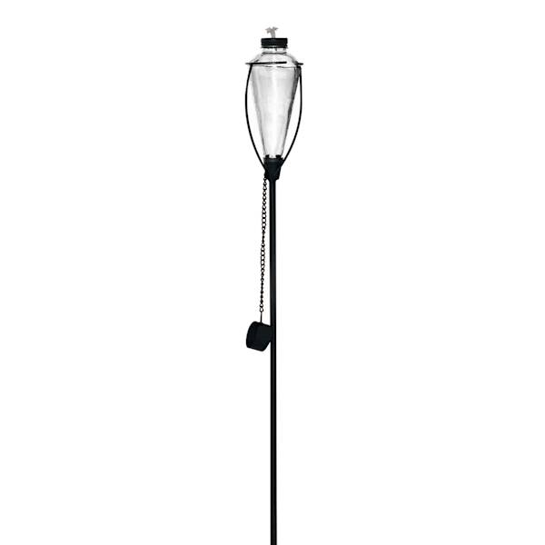 Clear Glass Garden Torch, 61"