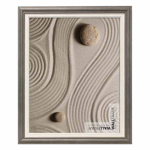 Grey with White Inner Poster Wall Frame, 16x20
