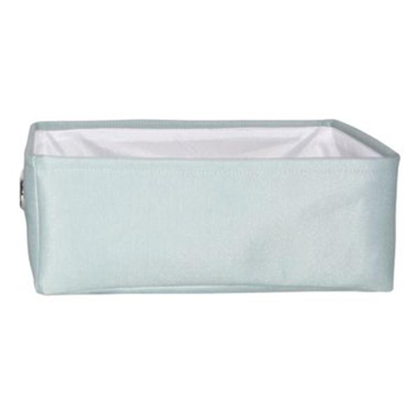 Green Rectangle Fabric Storage Basket, Small