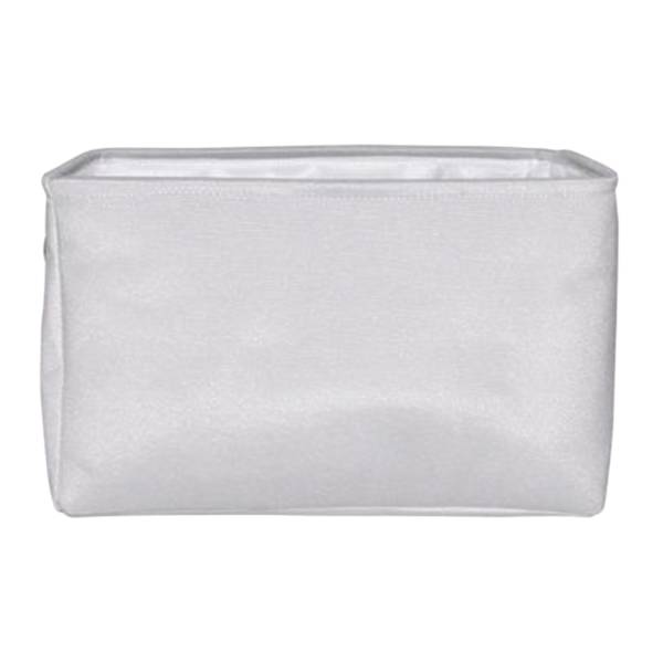 Light Grey Rectangle Fabric Storage Basket, Large