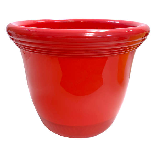 Red Capri Outdoor Planter, 12"