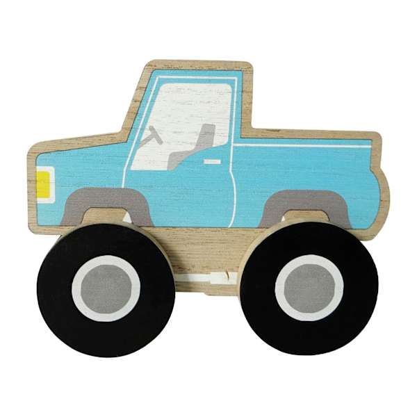 Tiny Dreamers Blue Wood Truck Figurine, 4.5"