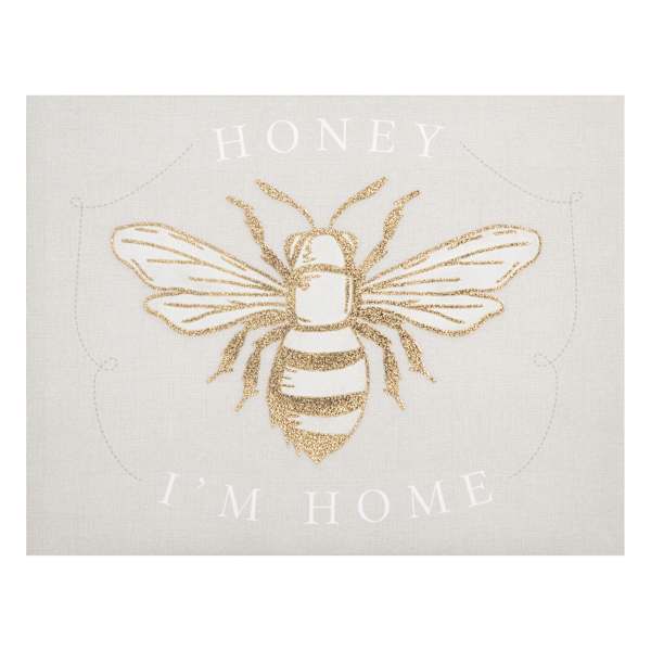 Honeybloom Honey I'm Home Canvas Wall Art, 14x11