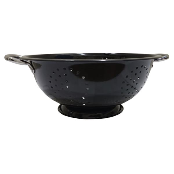 Black Stainless Steel Colander, 5qt