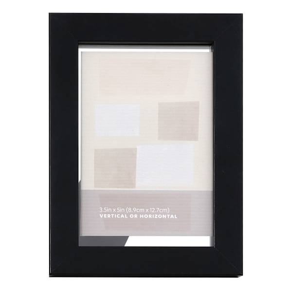 Black Tabletop Float Picture Frame, 4x6