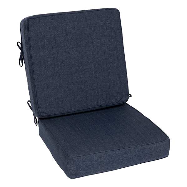 2-Piece Wheaton Jacquard Premium Outdoor Deep Seat Cushion