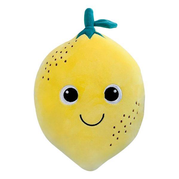 Tiny Dreamers Plush Happy Lemon Throw Pillow, 10x14