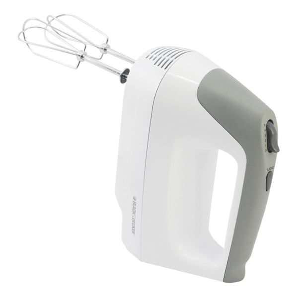 Black & Decker 5-Speed Hand Mixer, White