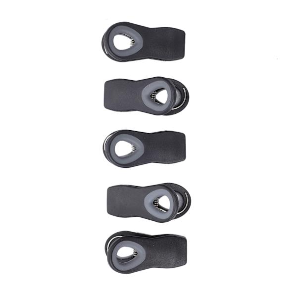 5-Piece Bag Clip Set, Black