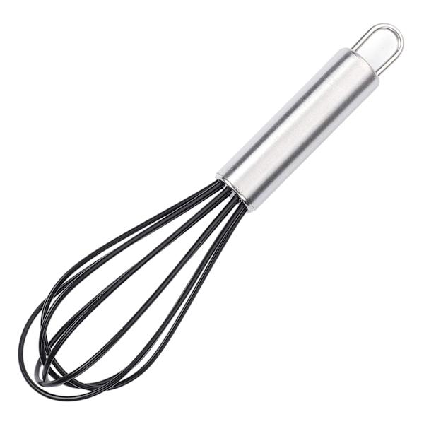 Mini Silicone Whisk, Black