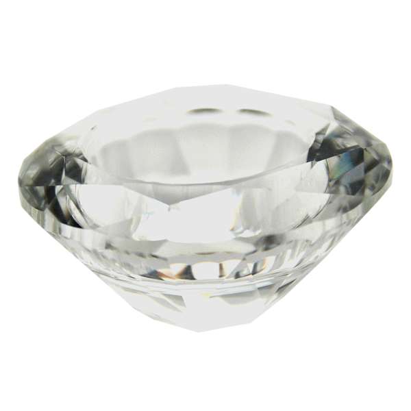 Laila Ali Clear Tealight Holder, 3"