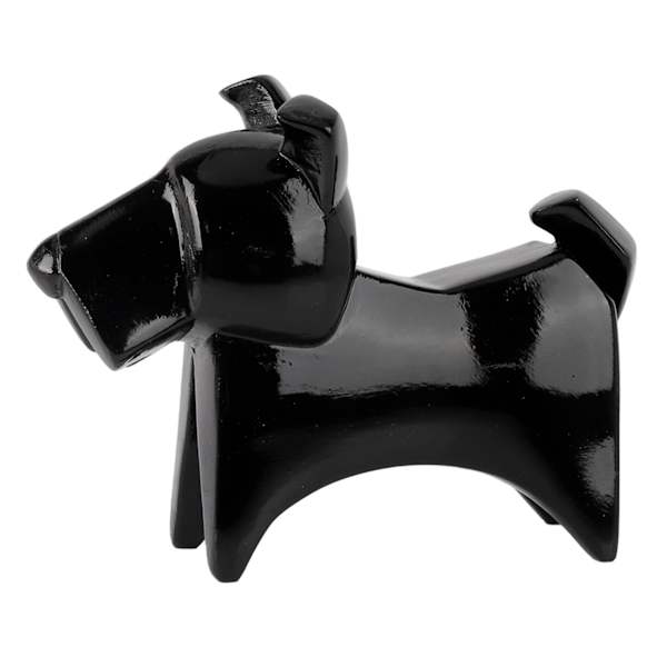 Black Dog Figurine, 6x4