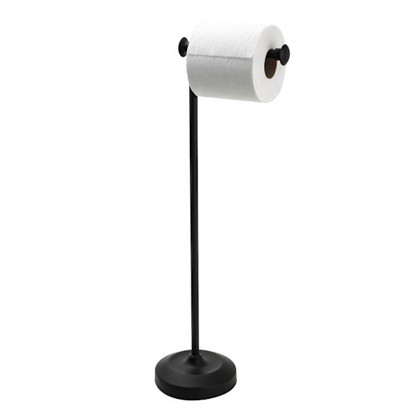 Gama Black Toilet Paper Holder