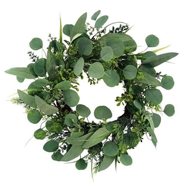 Willow Crossley Eucalyptus & Fir Wreath, 20"