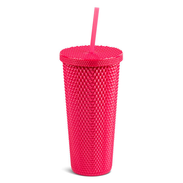 Lychee Pink Studded Tumbler, 23oz
