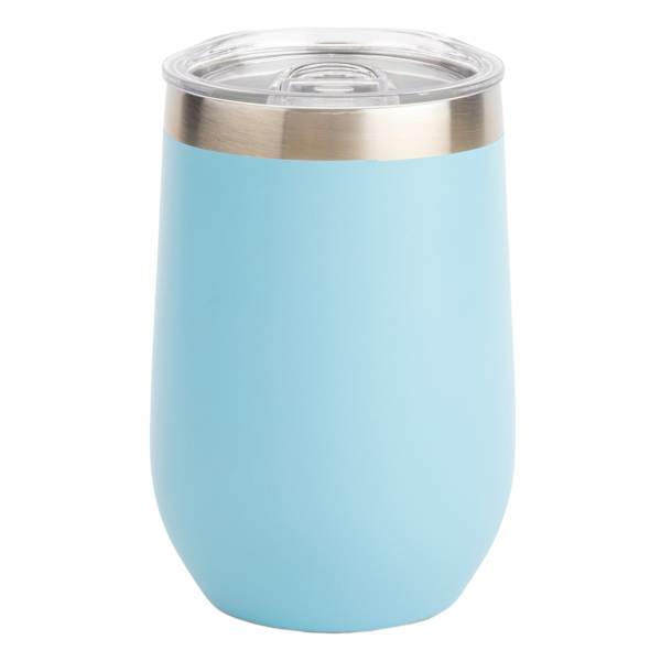 Light Blue Wine Tumbler, 14oz
