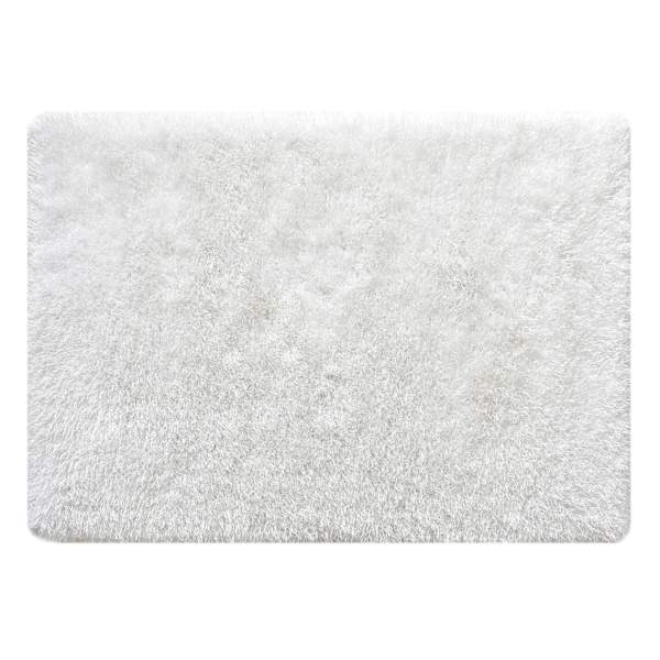 Eve White Shag Accent Rug, 27x42