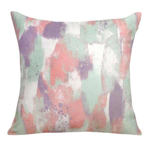 Tiny Dreamers Painterly Galaxy Print Throw Pillow, 16"