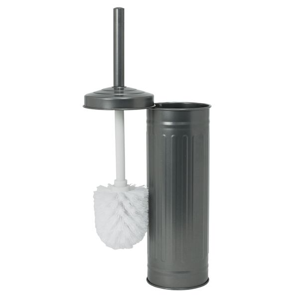 Retro Silver Metal Toilet Bowl Brush