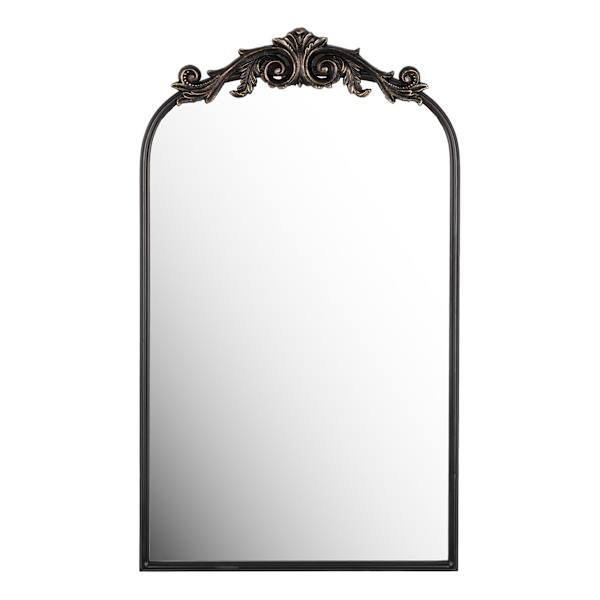 Providence Black Antique Wall Mirror, 20x32