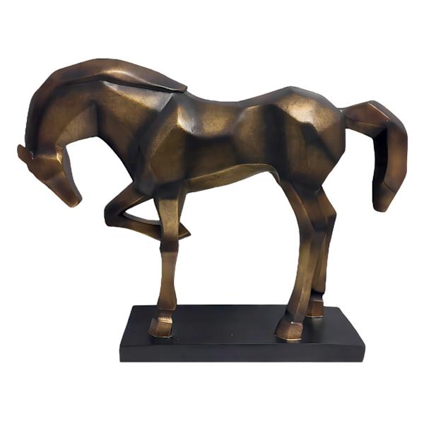 Gold Horse Figurine, 18"