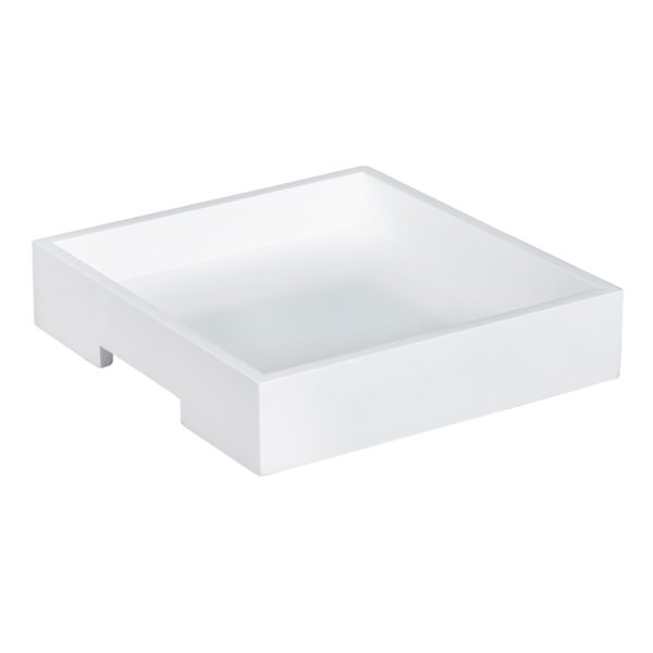 White Wooden Decorative Tray, Small