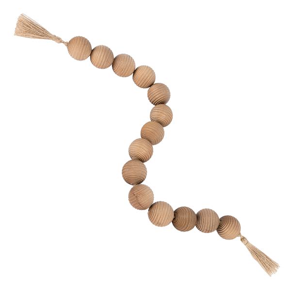 Large Wooden Bead Decor, 36"