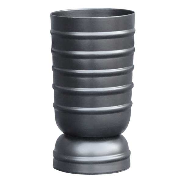 Tracey Boyd Black Metal Vase, 6"