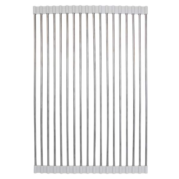 Over The Sink Roll Up Drying Rack, Grey