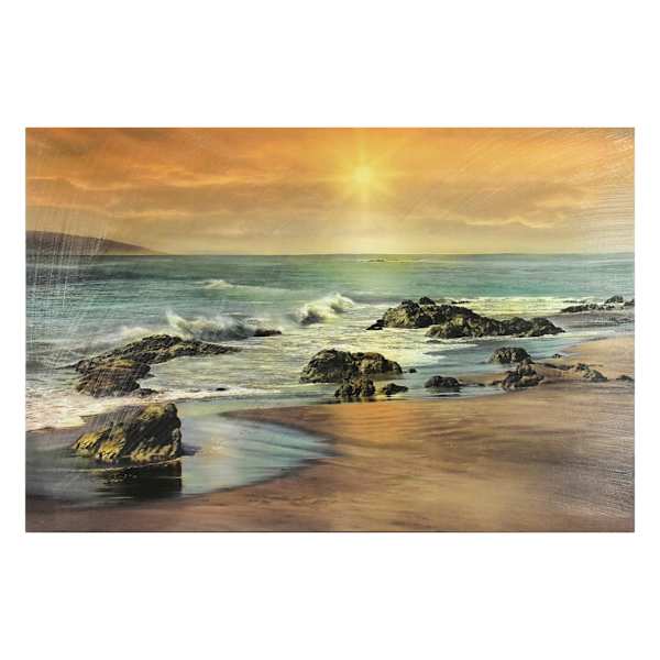 Near Dusk Coastal Canvas Wall Art, 36x24