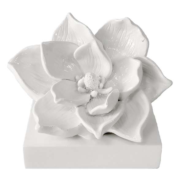 Providence White Flower Figurine, 5.5"