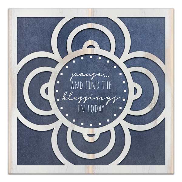 Blessings Sentiment Wall Sign, 10"