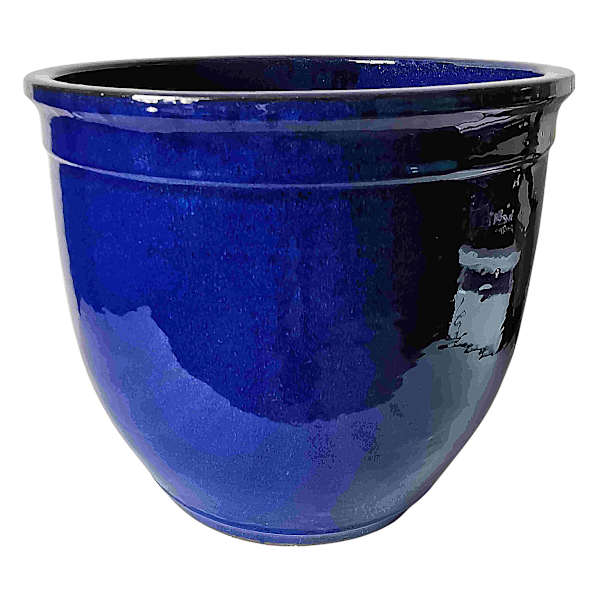 Primo Blue Outdoor Planter, Medium